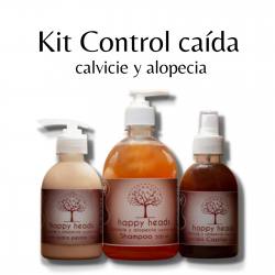 Kit control caída calvicie y alopecia 